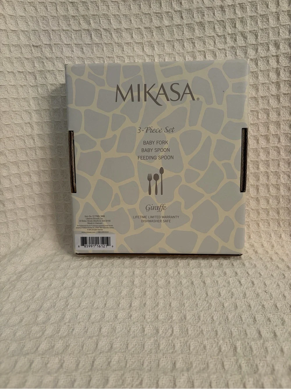 Mikasa Silver Baby Keepsake 3-Piece Flatware Set 2016 New Old Stock In Original